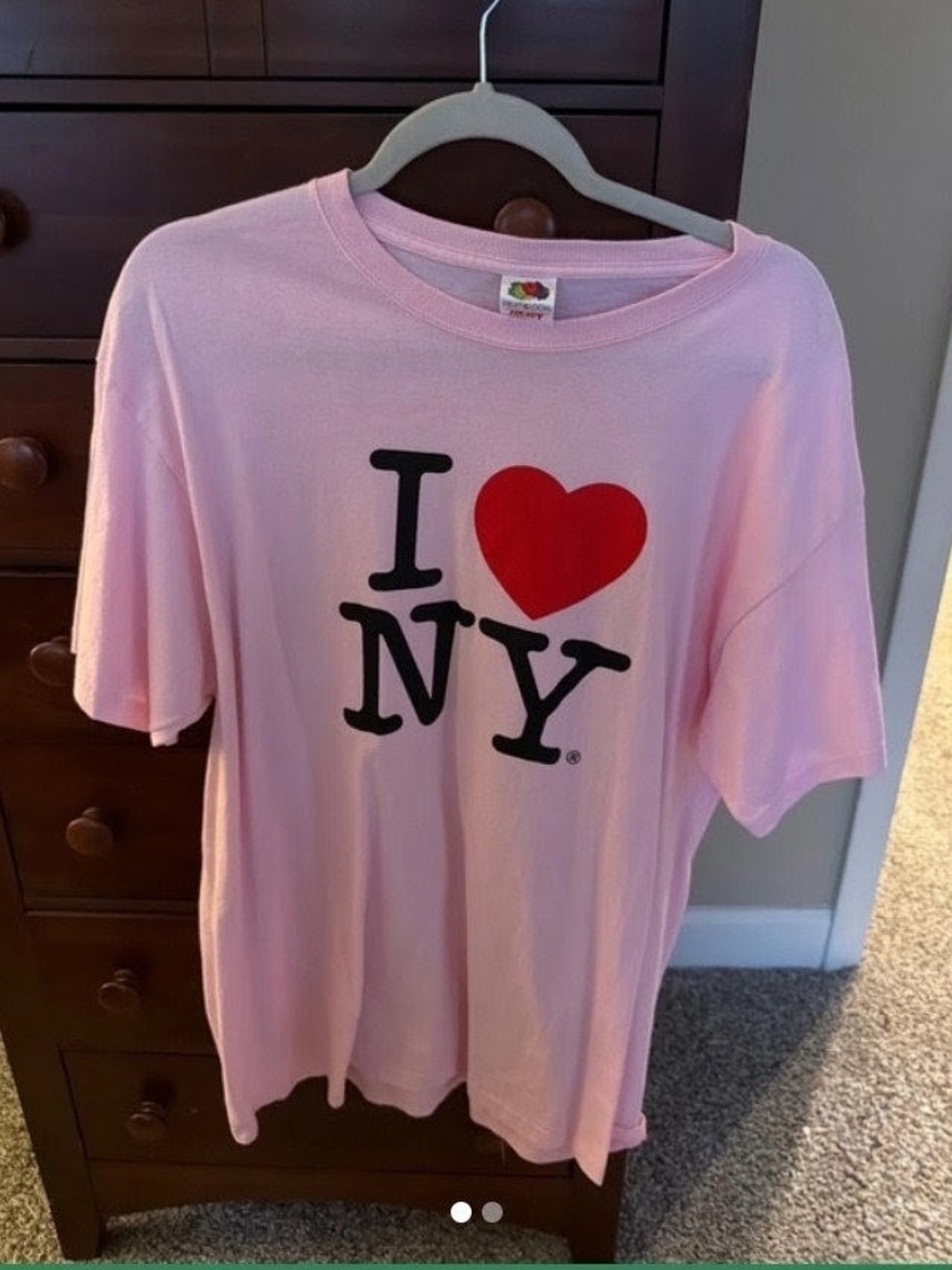 Pink I ♥ NY Graphic Tee